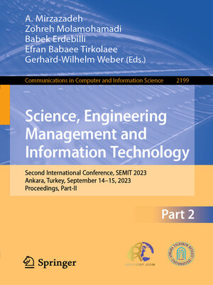 cover image of Science, Engineering Management and Information Technology